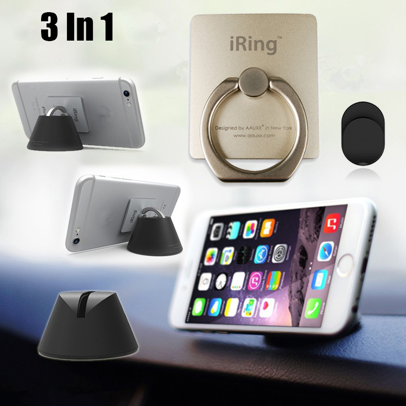 Hot Sale iRing Phone Holder Stand Multi Purpose Finger Grip With Car Stand Hook Dock Universal