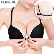 BORRUICE Underwear Women Bra Push Up 3/4 Cup Brassiere Sexy Backless Lingerie Brasier Sin Espalda Women’s Underwear Bras Undies