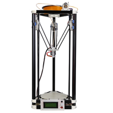 LCD display diy 3d printer kit, High Precision delta 3d printer