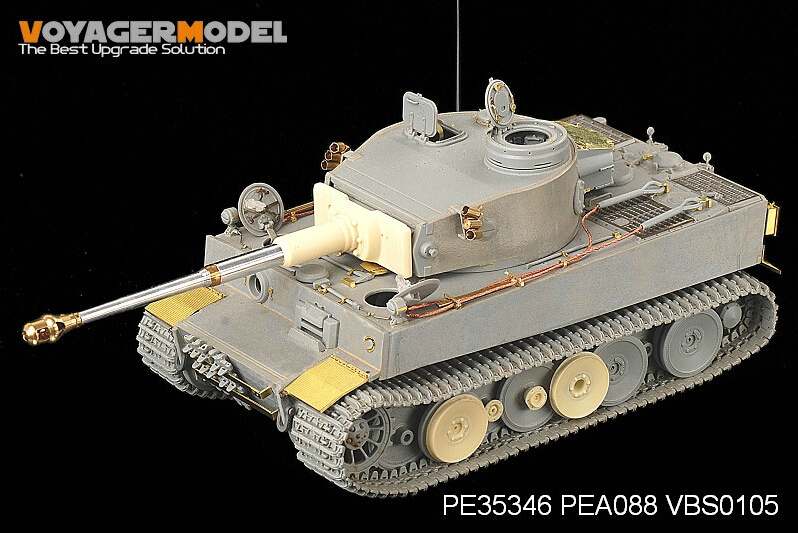 Voyager MODEL 1/35 SCALE military models#PE35346 WWII German Tiger I Initial Production (For DRAGON 6252/6600) plastic model kit