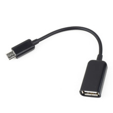 1pc Free Shipping Micro USB To Female USB Host Cable OTG Mini USB Cable for Tablet