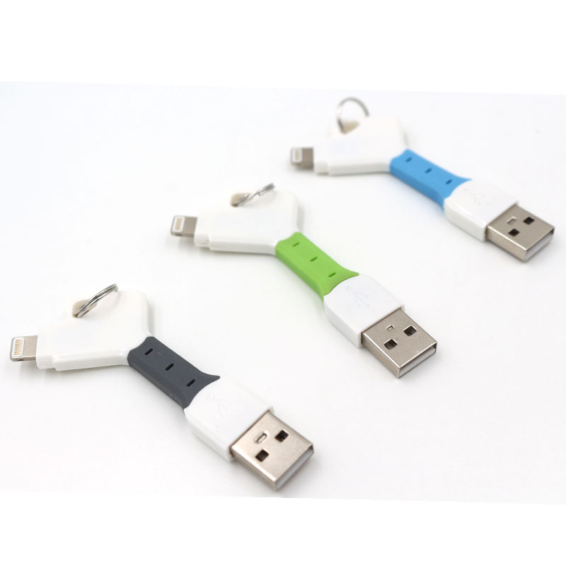 Original Fashion Portable Charger Micro USB cable Keychain keyring usb