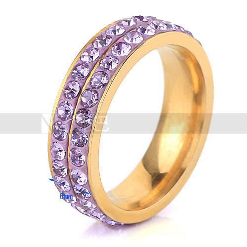 18k Gold Plated wedding rings for Women Engagement Ring designer ...