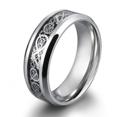 Celtic dragon engagement rings