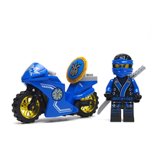 Ninjagoed Minifigures Marvel Ninja Building Block Tornado Motorcycle Minifigures Christmas Toys Gift Carmadon With legoeses