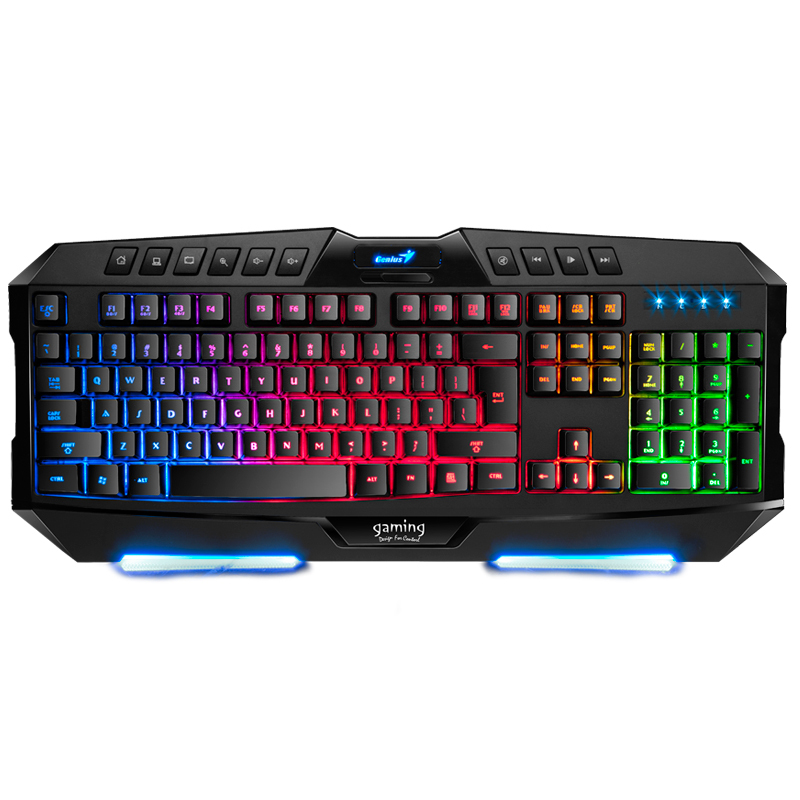Keyboard Gaming Genius high quality genius gaming keyboard led 7 colors backlit Keyboard Gaming Genius high quality genius gaming keyboard led 7 colors backlit