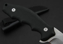 9Cr18Mov 59HRC blade G10 handle OEM Y start straight camping survival knives fixed blade tactical knife
