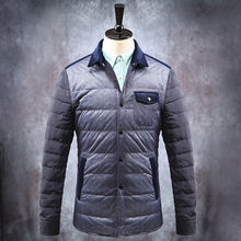 2014 free shipping men winter super warm parka outwear stylish splicing men jackets brand design men thick slim casaul coats
