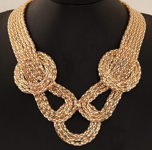 2015 Classic Boho Irregular Alloy Maxi Statement Necklace Bijoux Bib Choker Collar Necklace for Women Jewelry