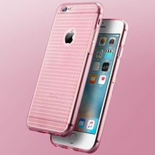Hot Sale!!! 5 Colors Bling Sparkling Luxury Case For Iphone 6 6S Plus Soft Silicone Case For iPhone6 5.5 Transparent Clear Cover