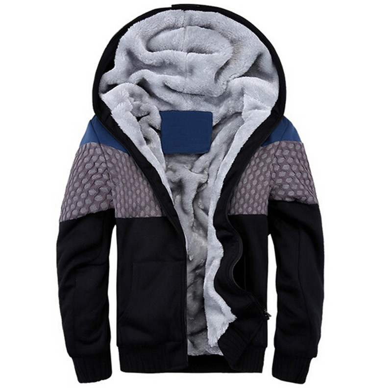 Men Sweatshirt Winter Thick Hoodies New Fashion Cotton Hoodie Sport Tracksuit Men fleece Cardigans mens sweatshirts 4XL 5XL