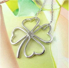 NL-133 2014 Hot Fashion Jewelry For Women Sweet Elegant OL Temperament Clover Necklaces & Pendants Wholesale Free Shipping