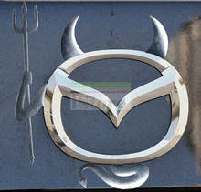 3D Devil Car Sticker Emblems For Toyota Honda Skoda Nissan Buick Mazda Volkswagen Lada Kia Golf