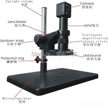 T004 1000x Zoom Supereyes enfoque Manual USB escritorio Industrial microscopio Digital con la luz llevada. envío expreso