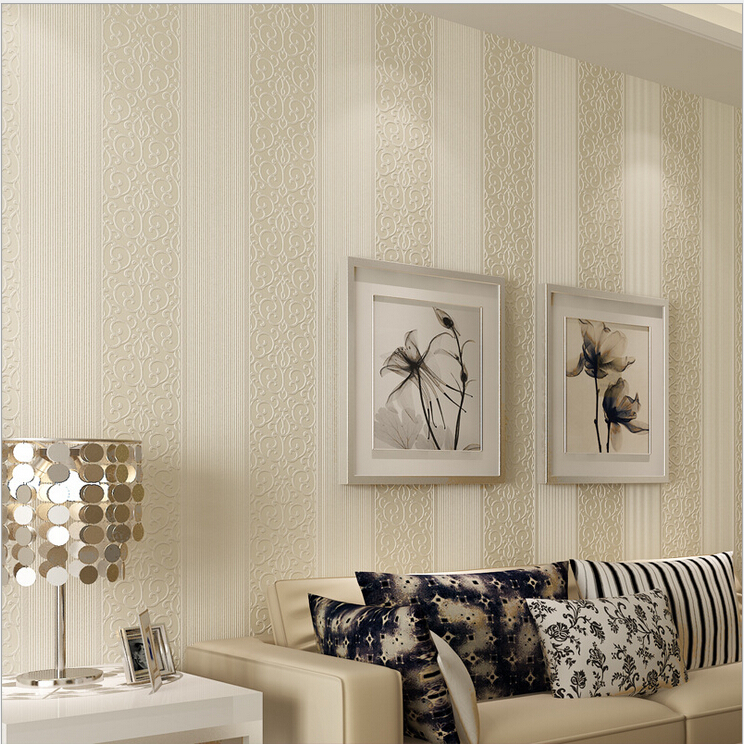 Blue Stripe Wallpaper Rolls,Non-Woven Wallpaper for Walls,Vertical Stripe Wallpaper for Bedroom Wallpaper European,paper wall