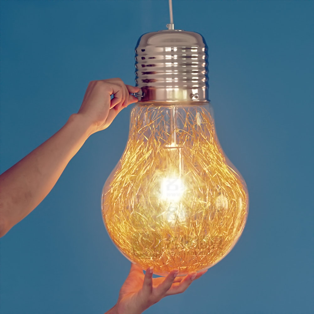 Retro opknoping lamp grote lamp moderne creatieve home verlichting restaurant bar glazen hanglamp gang lamp dia