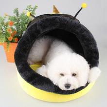 NEW Pet dog kennel winter warm small dogs nest mat wasp shape cat beds dog house