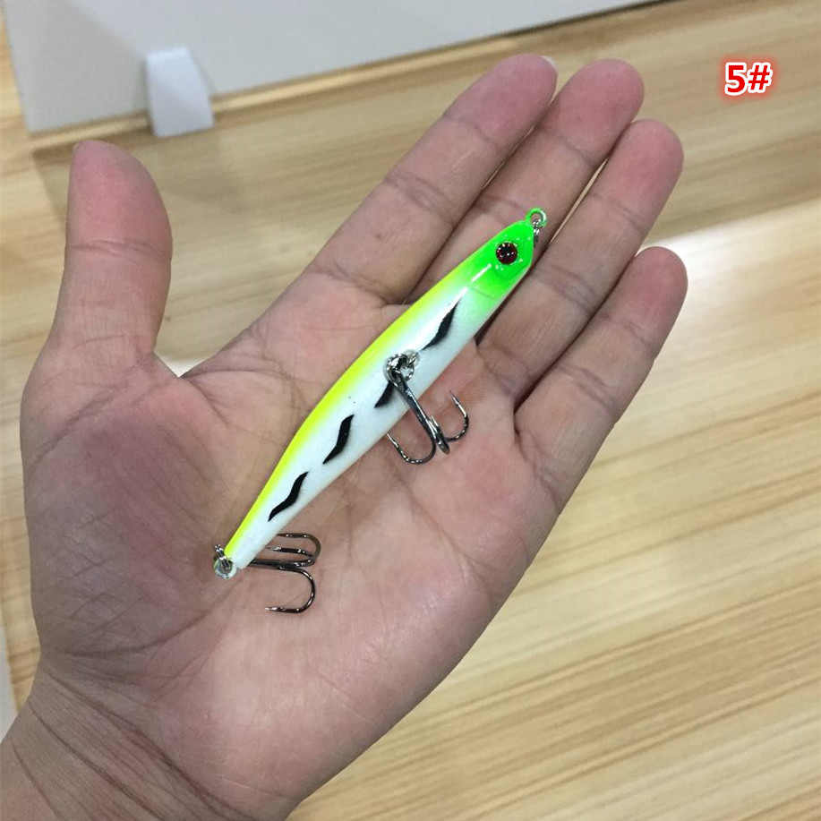 9cm 8.2g Bent Minnow Artificial Fishing Lure Hard Plastic 3D Fish Eye Fake Lure Swimbait for Salt  Fresh Water Fishing MI051 (3)