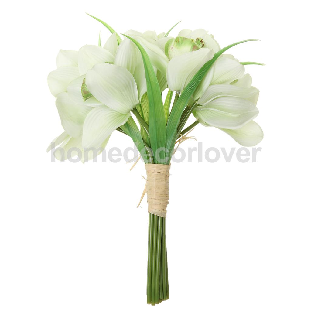 Kunstmatige orchidee bruidsboeketten koop goedkope kunstmatige ...