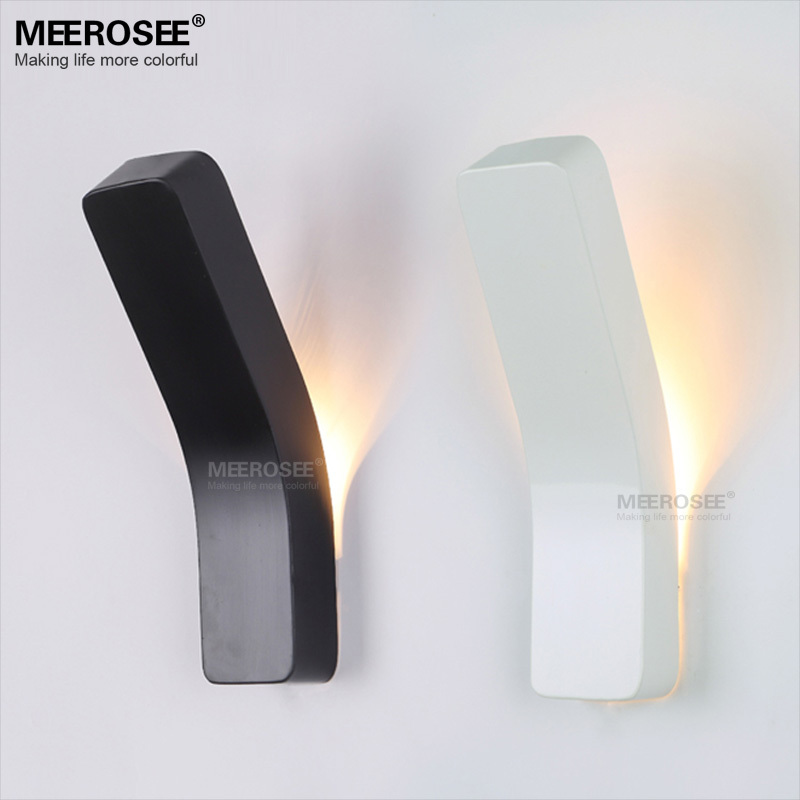 Modern Mini Wall Light Fixture Black Metal Wall Sconces 1pcs E14 Bulbs Beside Lamp for Stair Indoor Outdoor Decoration