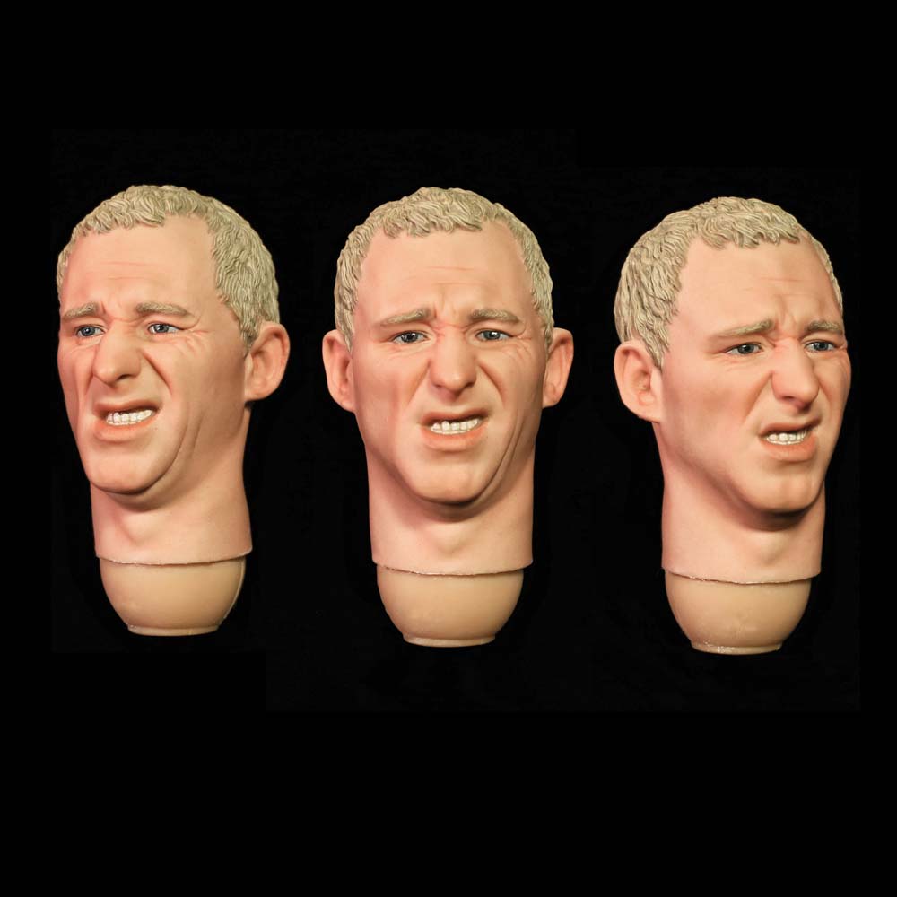 1/6 Facepoolfigure FP-A-001/ FP-S-001 Men Expression Head Sculpt F 12" Male Body