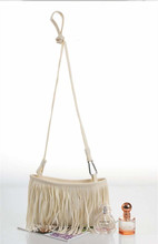 dames tassen Fashion PU Leather Women s Suede Weave Tassel Shoulder Bag Messenger Bag Fringe Handbags