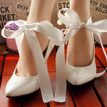 woman high heels bridesmaid shoes white wedding shoes bridal shoes butterfly cul-de-lampe women pumps butterfly 9CM size 41-43