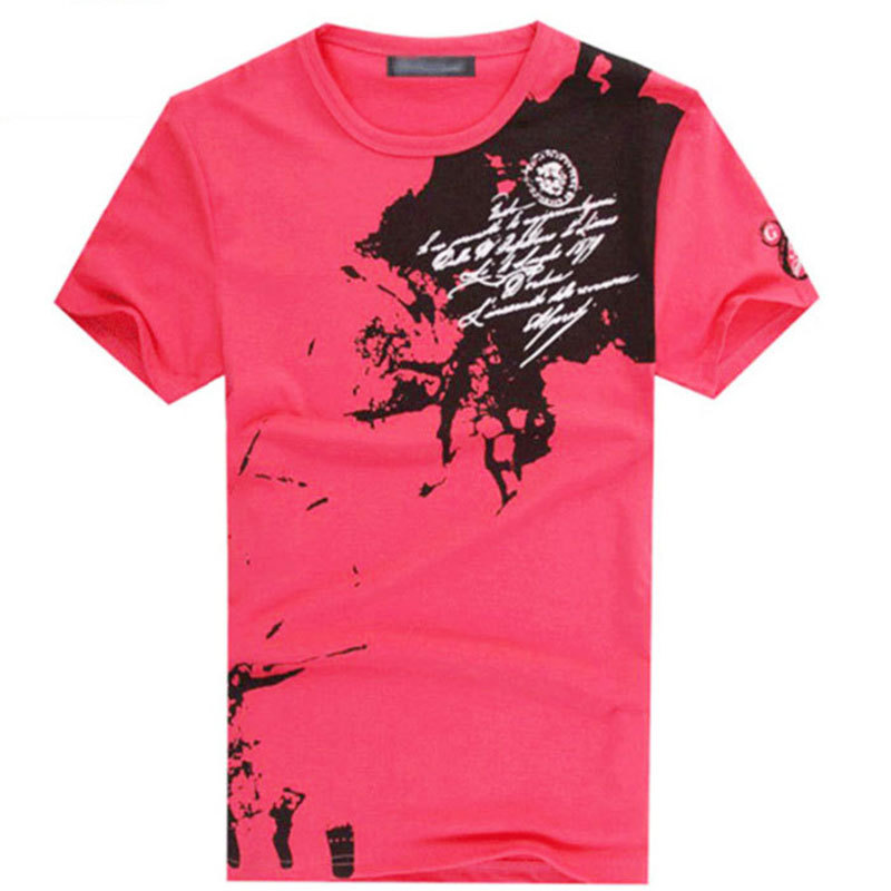 HOT Free Shipping 2015 New Men s Casual Slim Fit Stylish Short Sleeve Shirt Cotton T