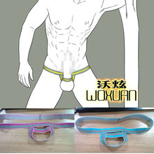 New Sexy Men Penis Enlargement Ring G-String Men Sexy Underwear Thong Brief T back G String Underpants Erotic Lingeries