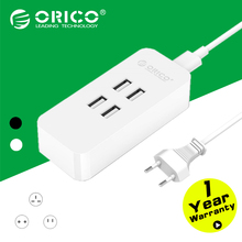 Orico DCV-4U 4 разъём(ов) мини смарт-зарядное устройство 5v2. 4A * 4 Max 20 Вт выход настольное зарядное устройство сша / ес / великобритания доступны — белый / черный