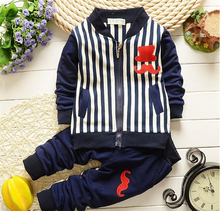 2015 summer spring autumn Baby boys clothing sets products kids cartoon clothes set babi boysquality long