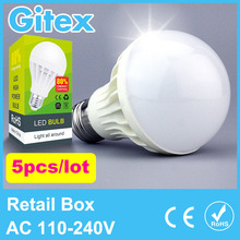 5Pcs LED lamp E27 3W 5W 7W 9W 10W 12W 15W 18W SMD5730 Light Led Lamp 220V 110V Cold Warm White Led Lamps E14 B22 Spotlight Bulbs