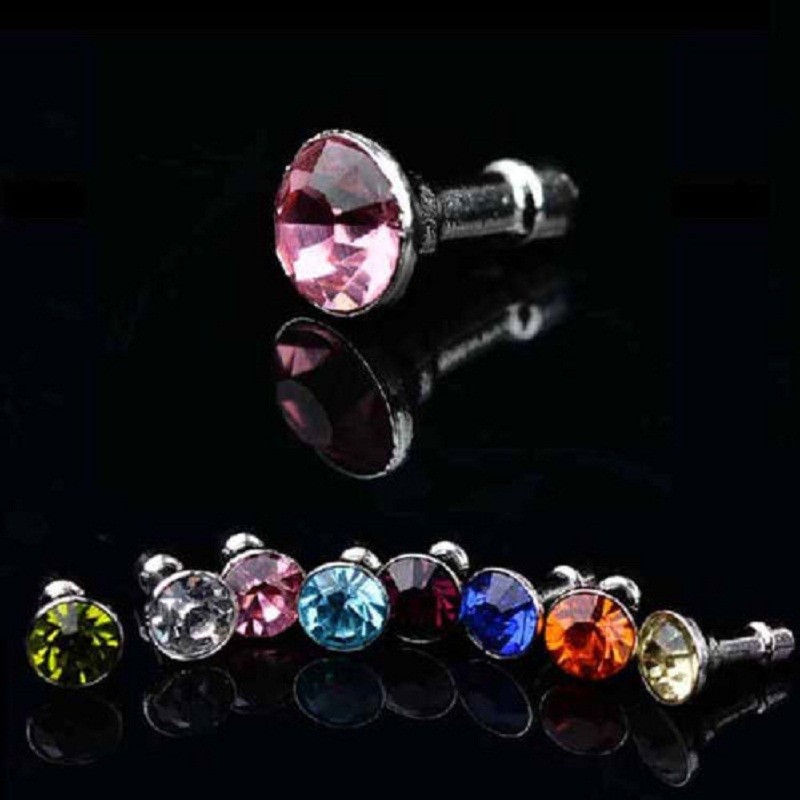 10PCS/LOT 3.5MM Diamond Rhinestone Anti Dust Plug Earphone Plug for iPhone 4 4s 5 5s 6 6s for Samsung Mobile Phone Accessories 10PCS/LOT 3.5MM Diamond Rhinestone Anti Dust Plug Earphone Plug for iPhone 4 4s 5 5s 6 6s for Samsung Mobile Phone Accessories
