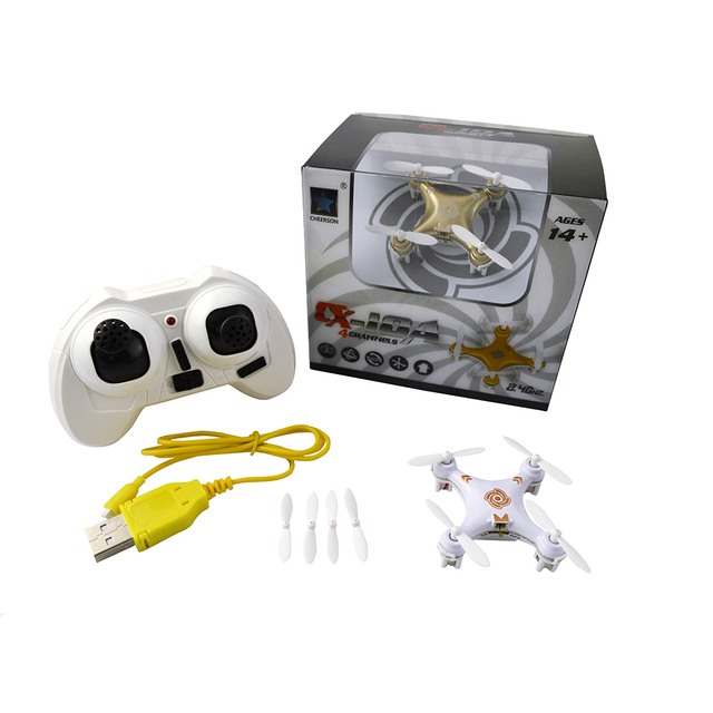 Kawaii МИНИ Вертолет Drone Cheerson CX-10A RC Quadcopter 4CH 2.4 ГГц Безголовый Режим vs CX-10 CX10 Игрушки для детей