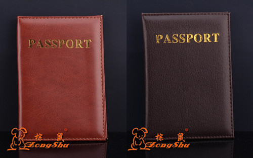 1 Pc Sell Solid Passport Wallet PU Leather Travel Passport Holder Passport Cover ID Credit Card Holder For Man And Woman PC-16