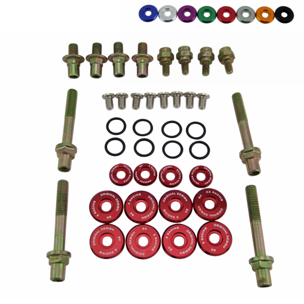 Racing HOSO B Series Vtec Low Profile Valve Cover washers and bolt for font b honda