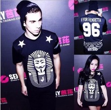 S-XXL 2014 t-shirt men skateboard hip hop women t shirt brand tshirt swag shirts fashion men’s shirts streetwear rock pu sleeve