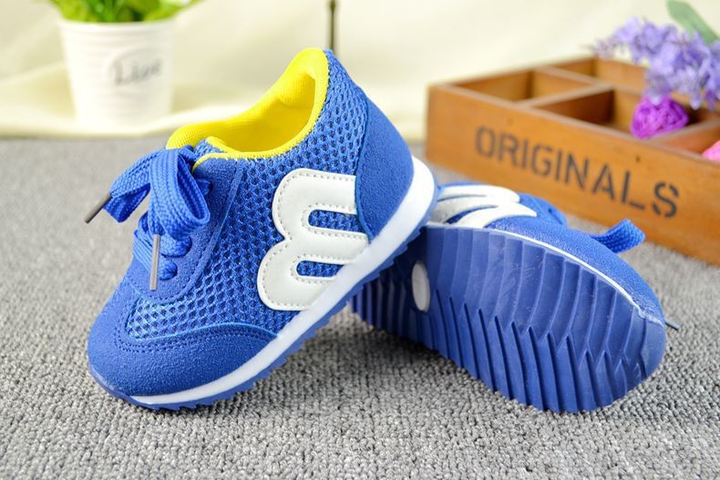 2016 baby prewalker sport shoes ventilation soft sole non slip spring and autumn boys and girls
