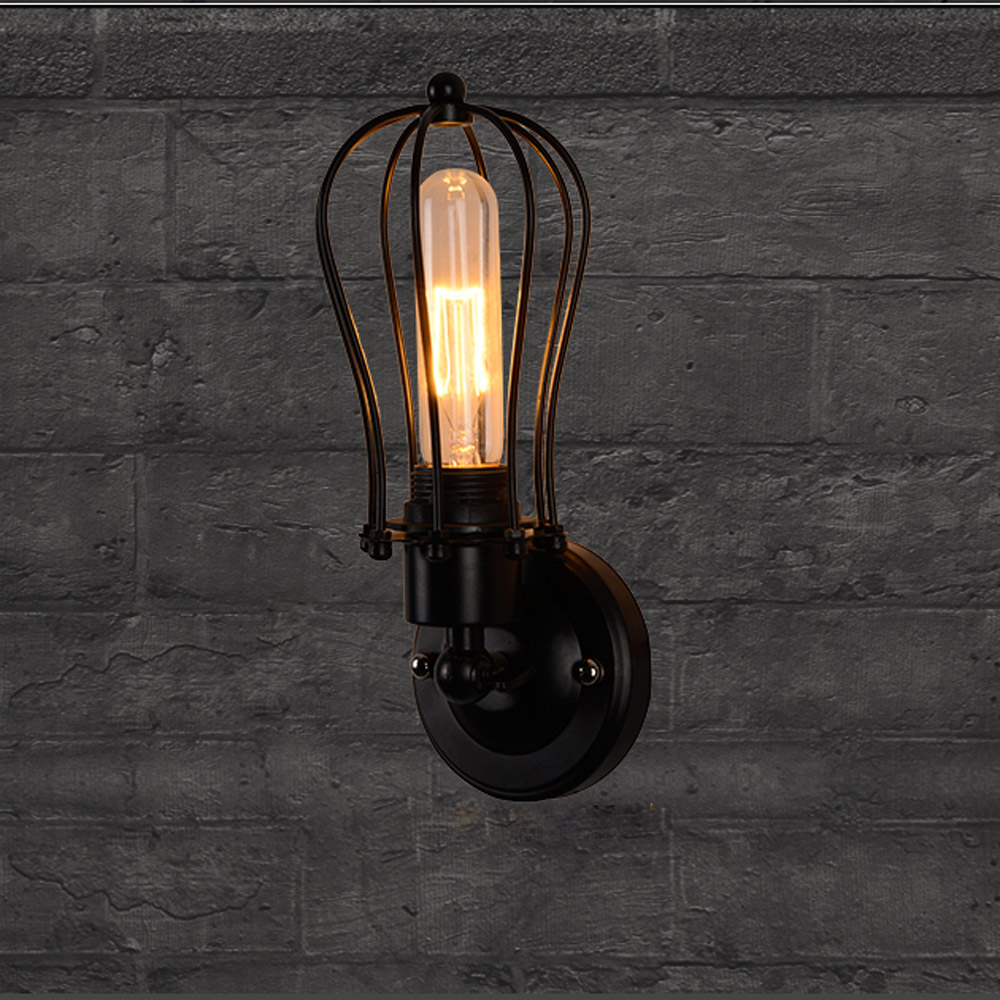 Aliexpress.com : Buy Wall Sconces Novelty Glass Lampshade Industrial Vintage Country Wall Light ...