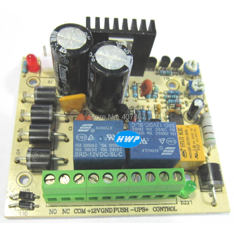 DC 12V Power Supply PCB Input AC Output with UPS Interface and Charging protect