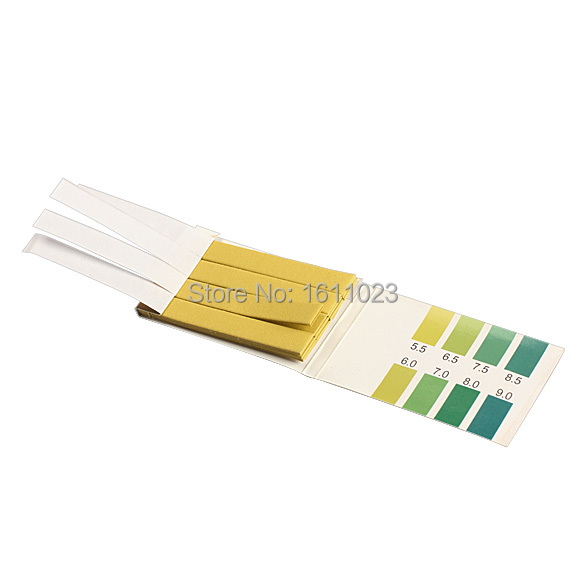 80 Strips PH Range 5 5 9 0 PH Alkaline Test Indicator Papers Lab Supplies E2shopping