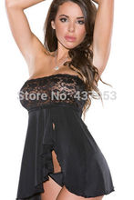 Sexy Women Lingerie Lace Nightwear Dress Underwear font b Babydoll b font G String Sleepwear