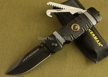 Envío gratis! OEM CHUANGMING 315 cuchillo plegable de rescate de la supervivencia de múltiples funciones con mango de aluminio