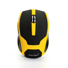 2013 Silent light wireless mouse super power king ace-pad free shipping