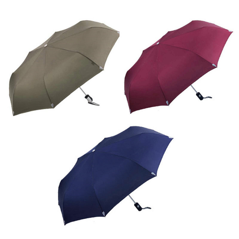 2016 Blue/Khaki/Wine Red Fashion Unisex Windproof Rainproof Umbrellas Automatic Umbrellas