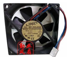 Used Free Shipping DC12V 0.25A Server Cooling Fan For ADDA AD0812HS-A76GL Server Square Fan 3-wire
