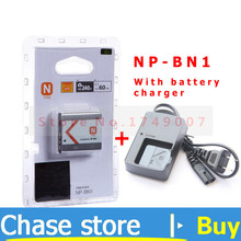 Np-bn1 аккумуляторная батарея NP-BN нп BN1 фотокамер + зарядное устройство для Sony T110 TX55 TX10 W570 W350