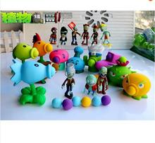 9 Style New Popular Game PVZ Plants vs Zombies Peashooter PVC Action Figure Model Toys 10CM