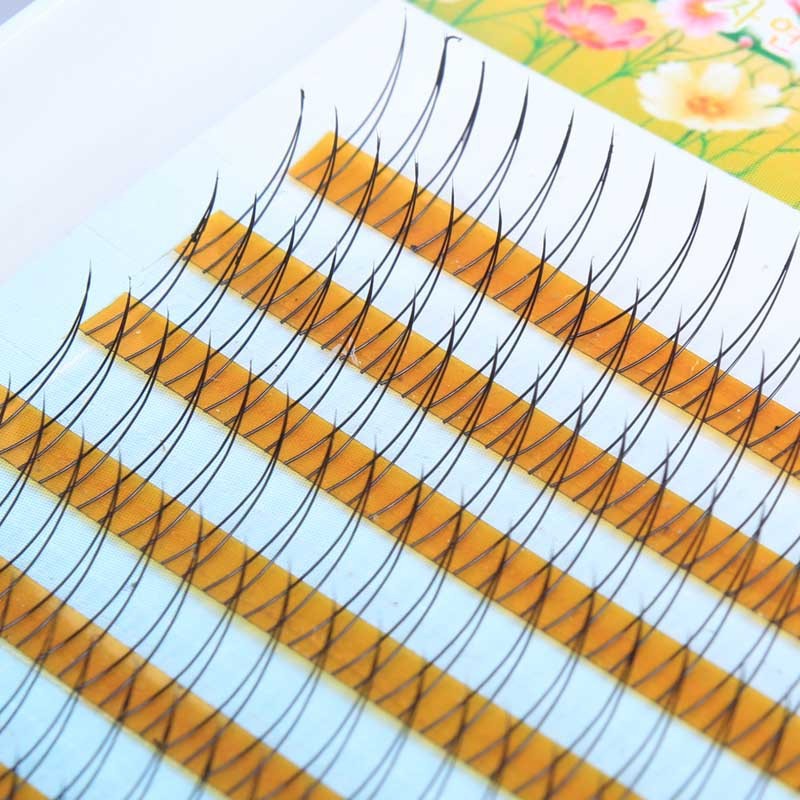 Hot Sale Grafted Natural Individual Eyelashes Thick Slim A-shaped Sharp End False Eyelash Extension Free Shipping