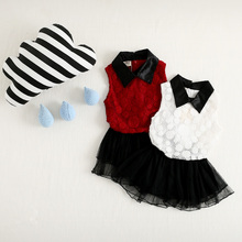 Hot Sale! new 2015 Summer Girl Dress Children baby girl clothes purified cotton girls clothing Sleeveless Princess Dress 2-6T